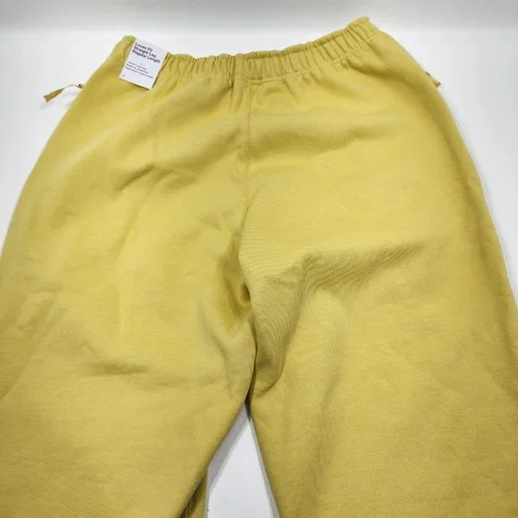 Nike Solo Swoosh Heavy Weight Yellow Fleece Sweatpants Men's 4XL DX1364 063 NWT - Picture 5 of 15